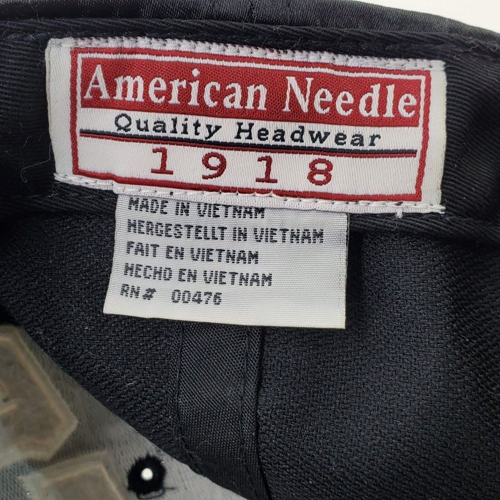Vintage Rare Pittsburgh Pirates American Needle Hat‎ Script Snapback Black Cap - Picture 16 of 16